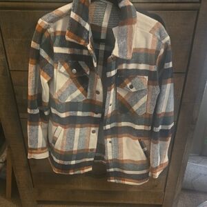 Michelle Mae Multicolor Plaid Shirt